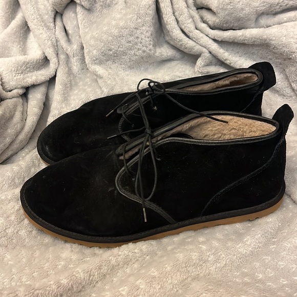 UGG Other - UGG Black Lace Up Chukka Boots Size 11